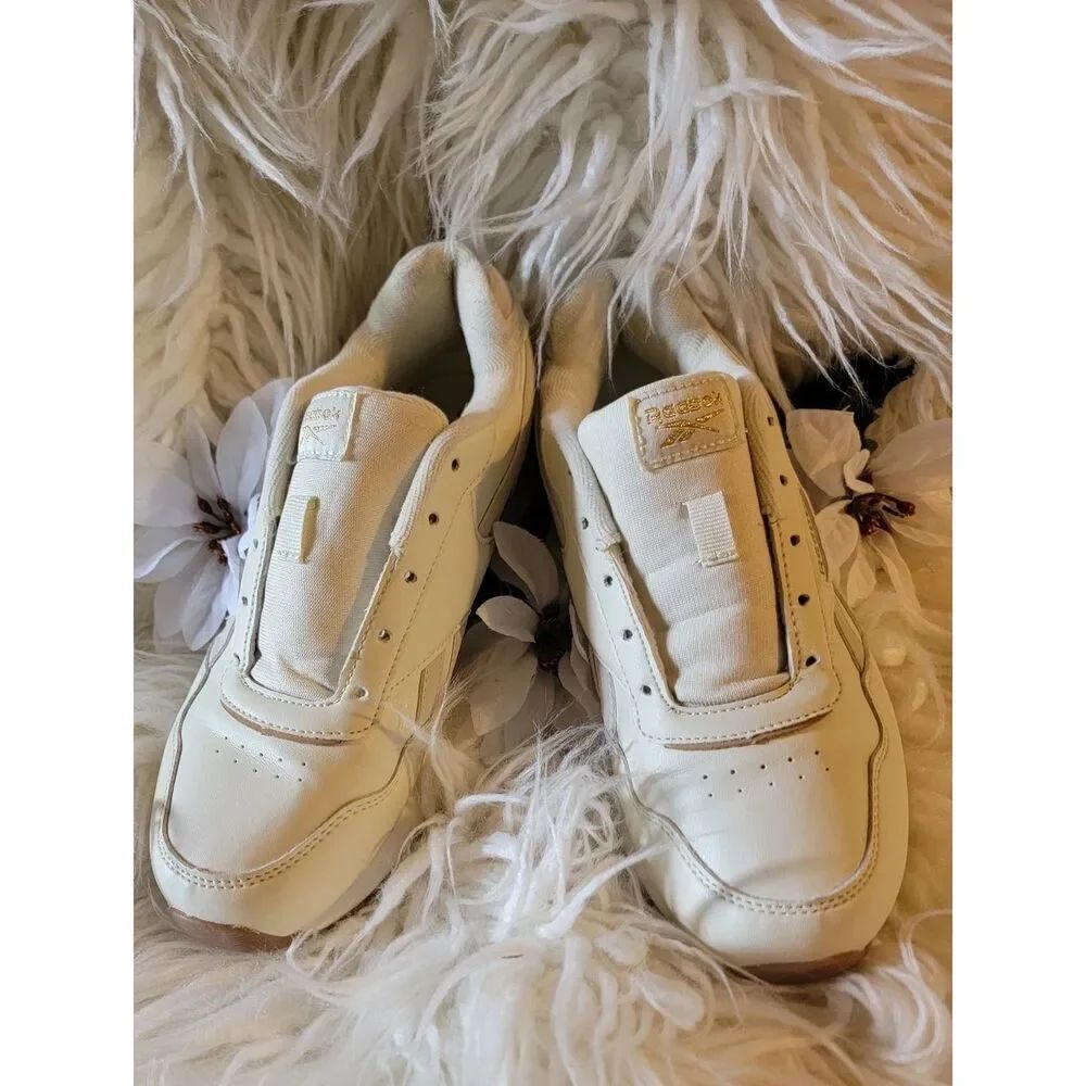 🆕️👟Reebok Classic Leather, Off White, Sz 5M/6.5-7W